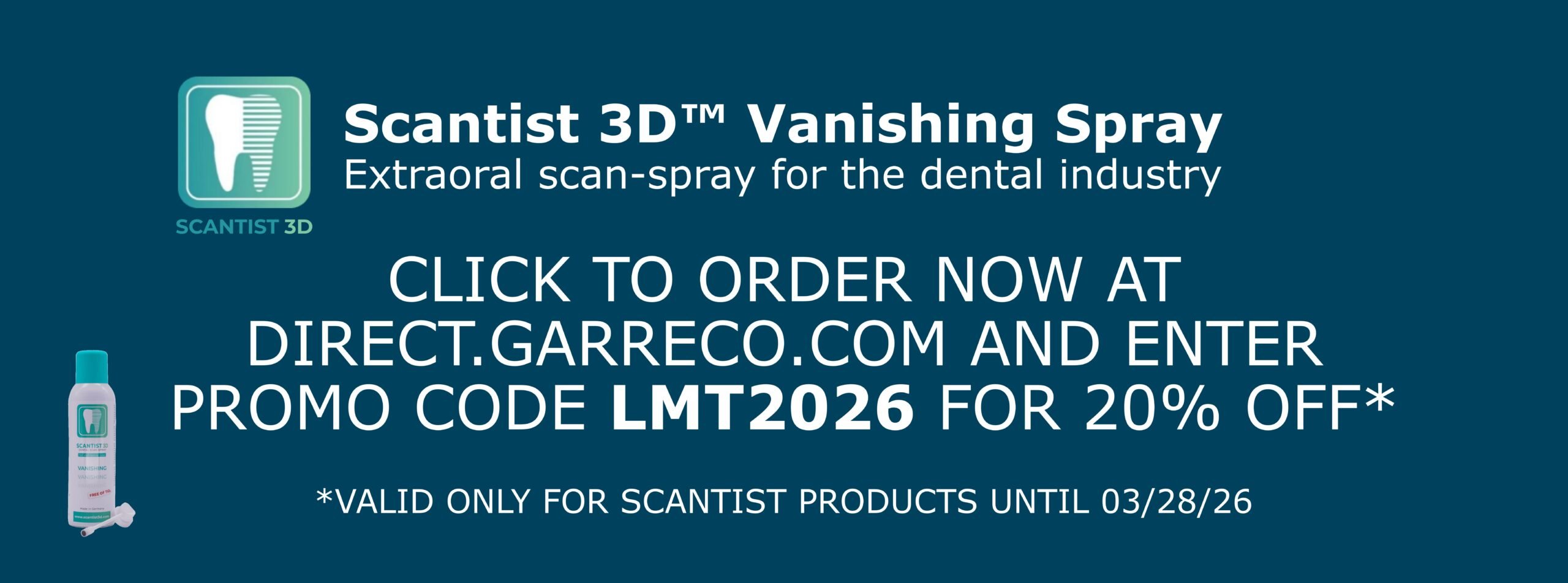 Scantist 3D Vanishing Scan Spray