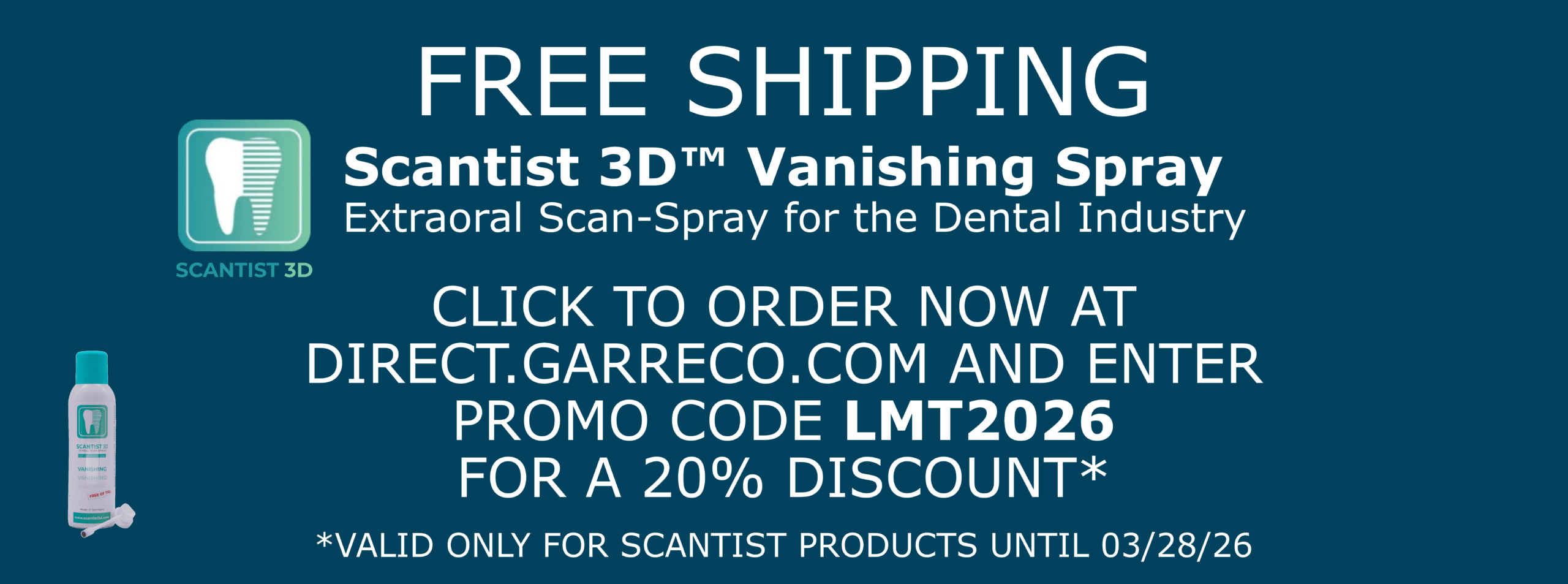 Scantist 3D Vanishing Scan Spray